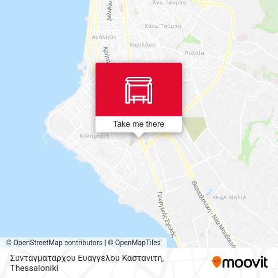 Συνταγματαρχου Ευαγγελου Καστανιτη map