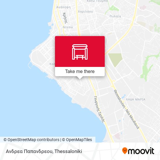 Ανδρεα Παπανδρεου map