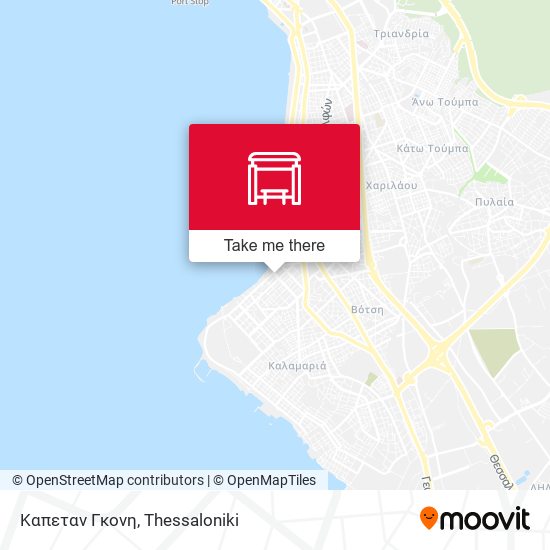 Καπεταν Γκονη map