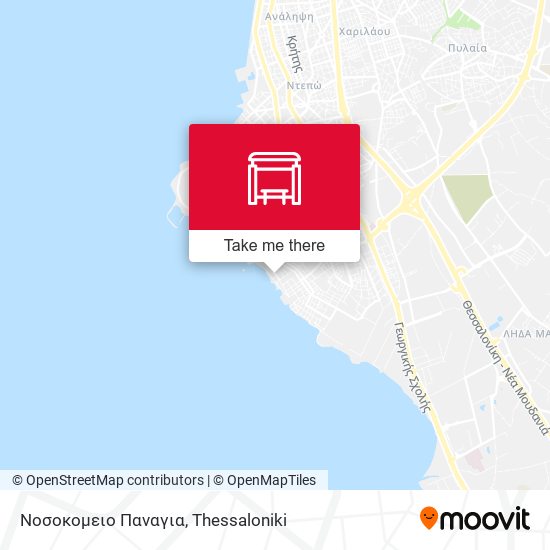 Νοσοκομειο Παναγια map
