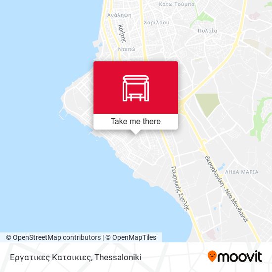 Εργατικες Κατοικιες map