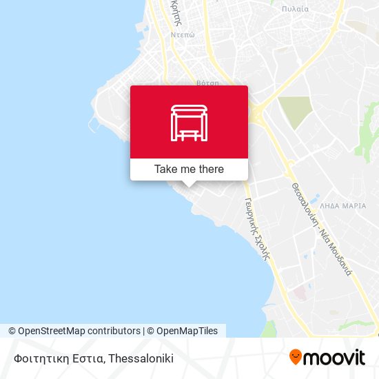 Φοιτητικη Εστια map