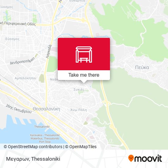 Μεγαρων map