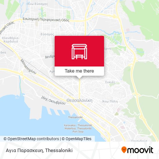 Αγια Παρασκευη map