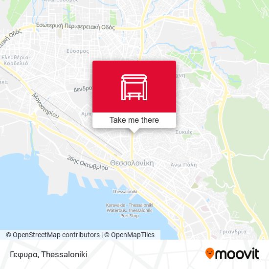 Γεφυρα map
