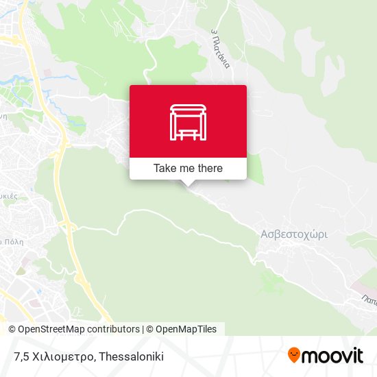 7,5 Χιλιομετρο map
