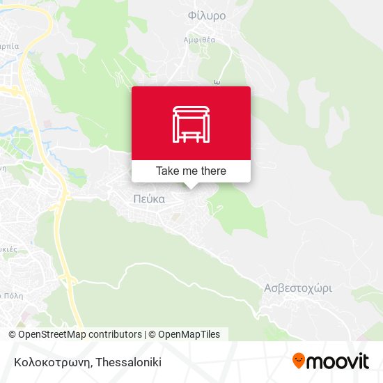 Κολοκοτρωνη map