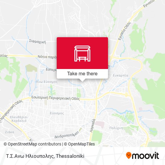Τ.Σ.Ανω Ηλιουπολης map