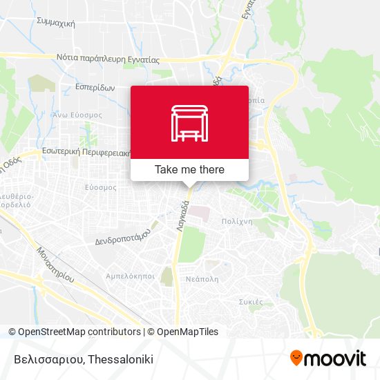 Βελισσαριου map