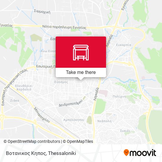Βοτανικος Κηπος map