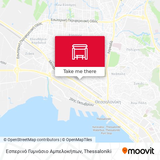 Εσπερινό Γυμνάσιο Αμπελοκήπων map