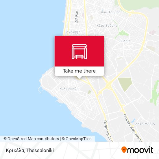 Κρικέλα map