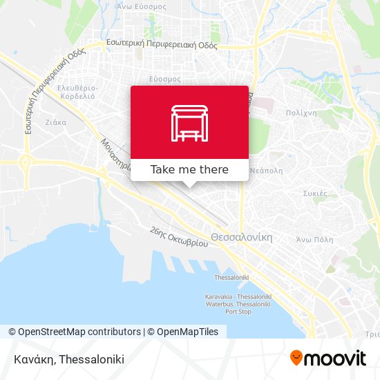 Κανάκη map