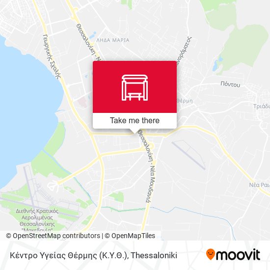 Κέντρο Υγείας Θέρμης (Κ.Υ.Θ.) map