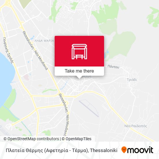 Πλατεία Θέρμης (Αφετηρία  - Τέρμα) map