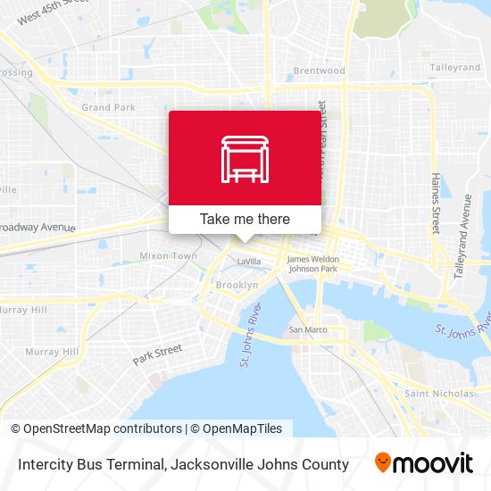 Intercity Bus Terminal map