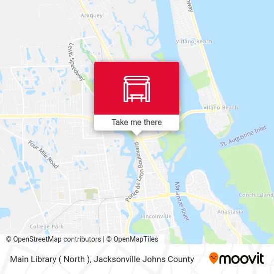 Main Library ( North ) map