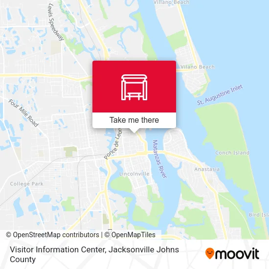 Visitor Information Center map