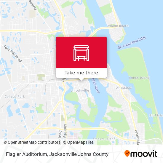 Flagler Auditorium map