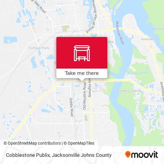 Cobblestone Publix map