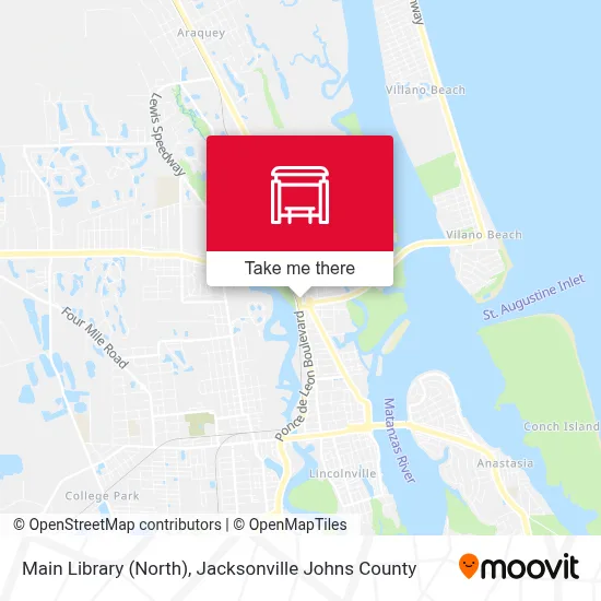 Main Library (North) map