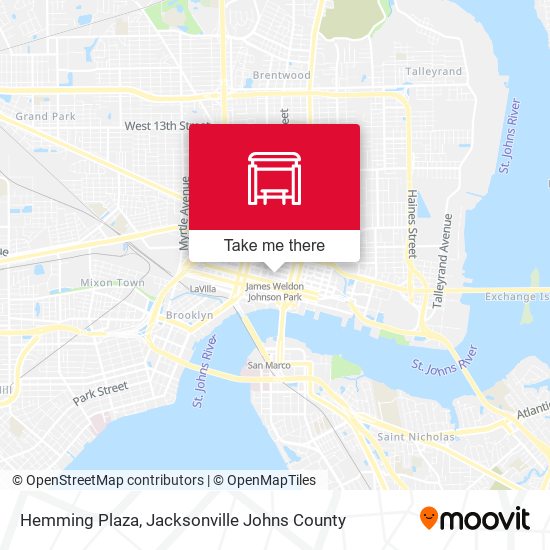 Hemming Plaza map