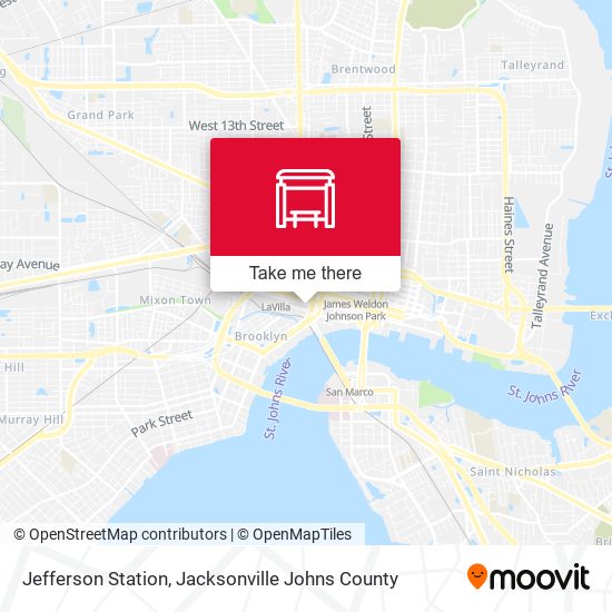 Mapa de Jefferson Station