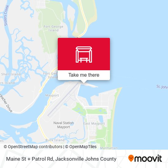 Maine St + Patrol Rd map