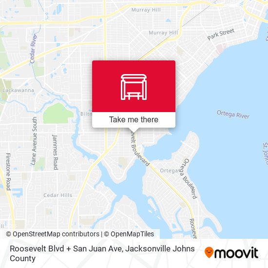 Roosevelt Blvd + San Juan Ave map