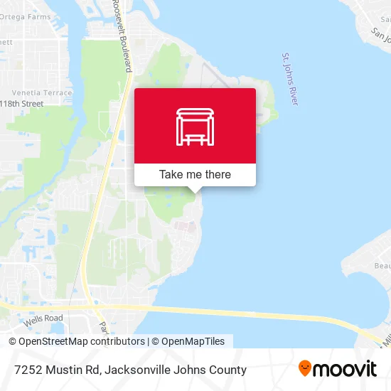 7252 Mustin Rd map