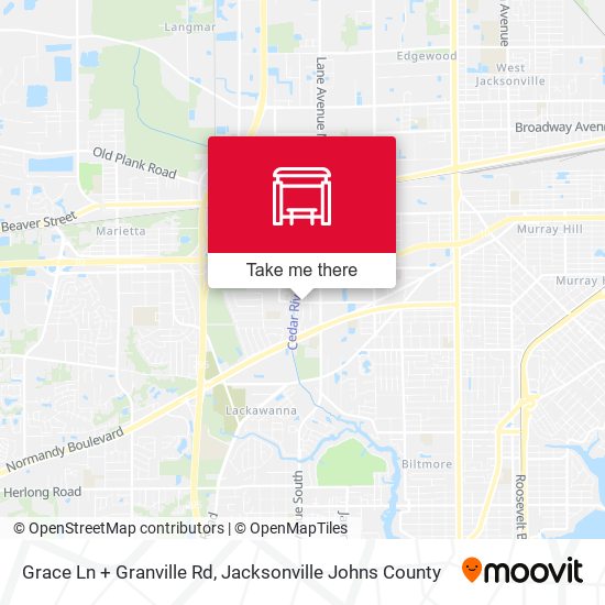 Mapa de Grace Ln + Granville Rd