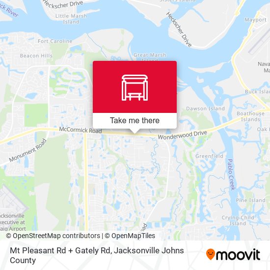 Mt Pleasant Rd + Gately Rd map