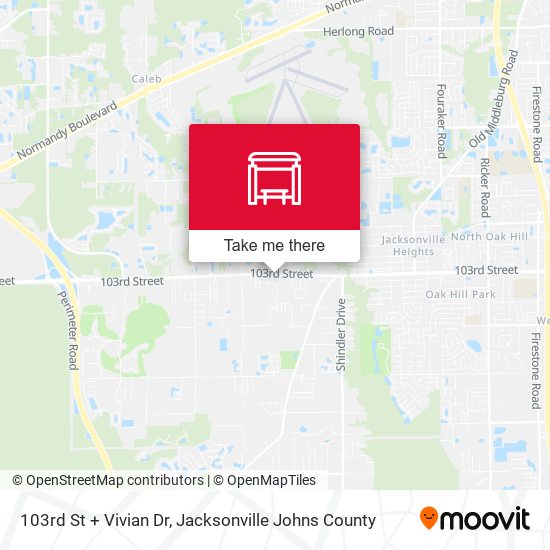Mapa de 103rd St + Vivian Dr