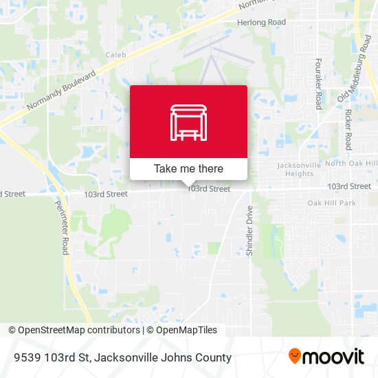 Mapa de 9539 103rd St