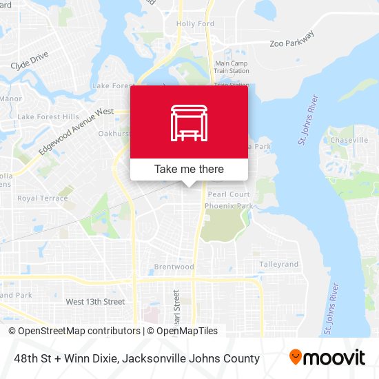 48th St + Winndixie map
