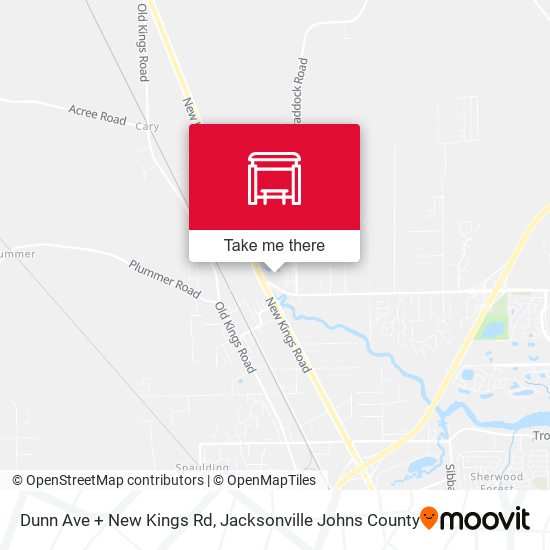 Mapa de Dunn Ave + New Kings Rd