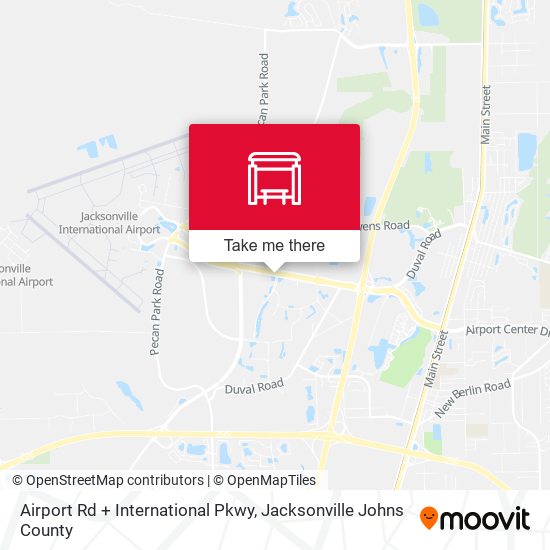Airport Rd + International Pkwy map