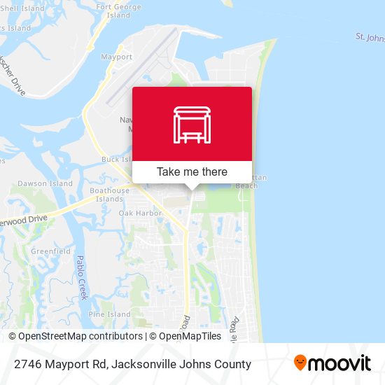Mapa de 2746 Mayport Rd