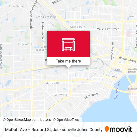 McDuff Ave + Rexford St map