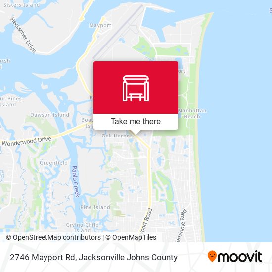 2746 Mayport Rd map