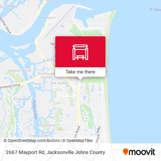 Mapa de 2667 Mayport Rd