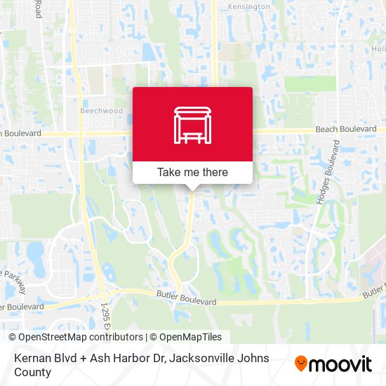Kernan Blvd + Ash Harbor Dr map