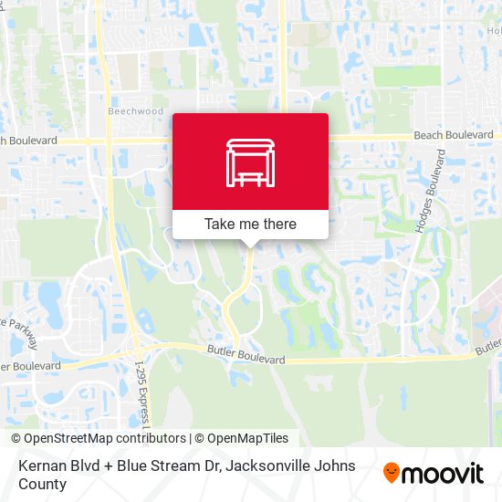 Mapa de Kernan Blvd + Blue Stream Dr