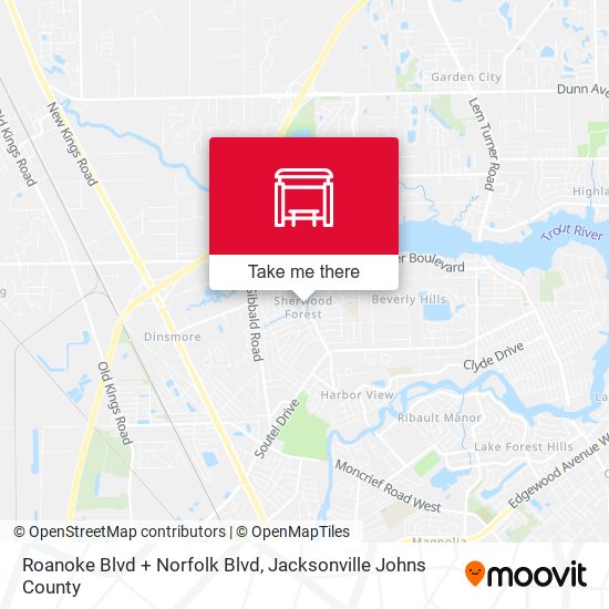 Roanoke Blvd + Norfolk Blvd map