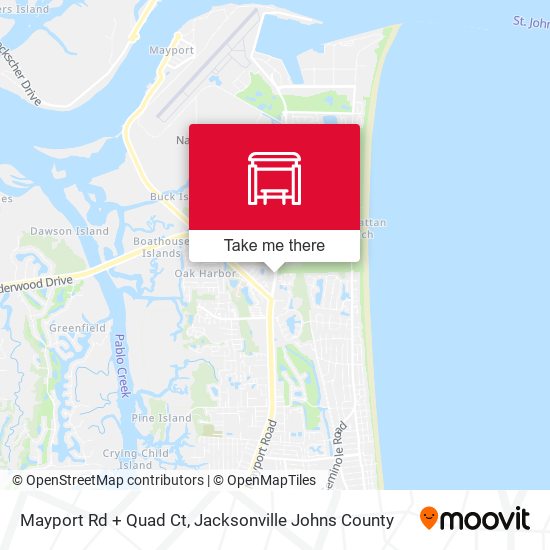 Mayport Rd + Quad Ct map