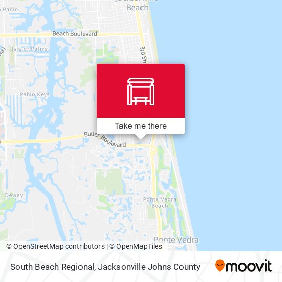 South Beach Regional map