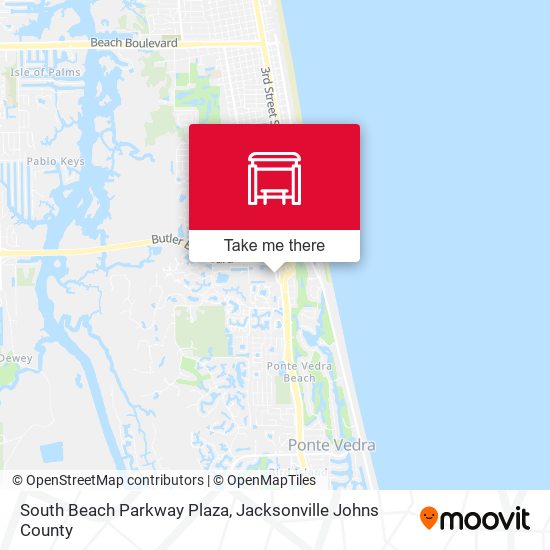 Mapa de South Beach Parkway Plaza