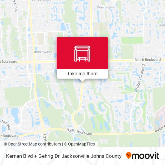 Kernan Blvd + Gehrig Dr map