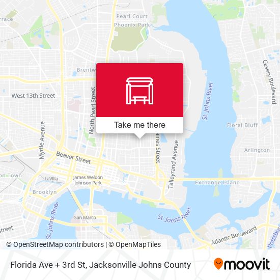 Florida Ave + 3rd St map