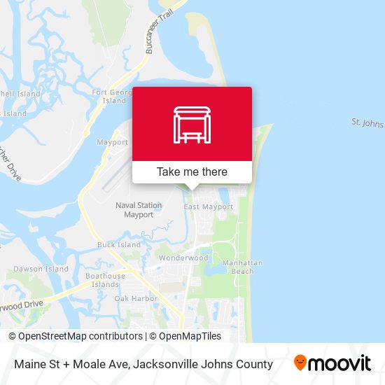 Mapa de Maine St + Moale Ave